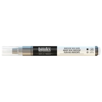 Liquitex Paint Marker - Fine - Iridescent Rich Silver