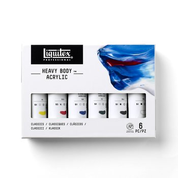 Liquitex Classics 6 Starter Set- 6 x 59 ml Heavy Body Acrylic Artist Colours