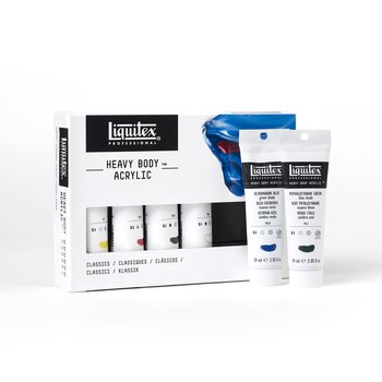 Liquitex Classics 6 Starter Set- 6 x 59 ml Heavy Body Acrylic Artist Colours