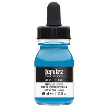 Liquitex Acrylic Ink - 1 oz. bottle - Cerulean Blue Hue