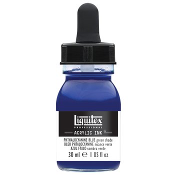 Liquitex Acrylic Ink - 1 oz. bottle - Phthalo Blue Green Shade
