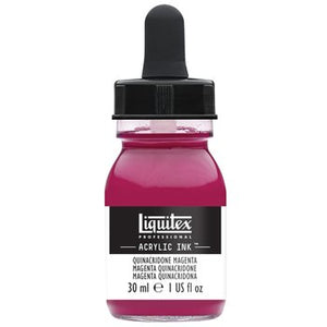 Liquitex Acrylic Ink  - 1 oz. bottle - Quinacridone Magenta