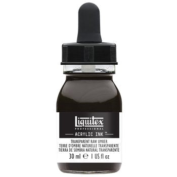Liquitex Acrylic Ink - 1 oz. bottle - Transparent Raw Umber