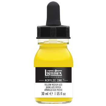 Liquitex Acrylic Ink - 1 oz. bottle - Yellow Medium Azo