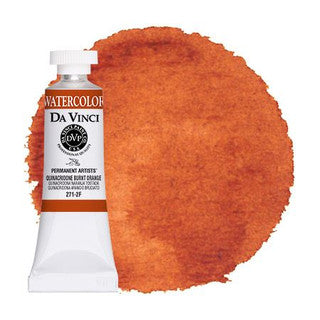 Da Vinci Paint Artists' Watercolour - 15 ml tube - Quinacridone Burnt Orange