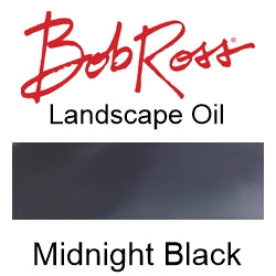 Bob Ross Landscape Oil Paint 37 ml tube - Midnight Black