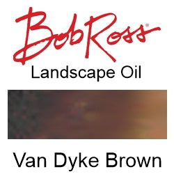 Bob Ross Landscape Oil Paint 37 ml tube - Van Dyke Brown
