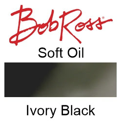 Bob Ross Soft Oil Ivory Black - 37 ml tube