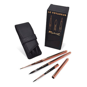 Raphaël Le Voyageur 3-Brush Travel Set