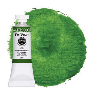 Da Vinci Paint Artists' Watercolour - 15 ml tube - Sap Green