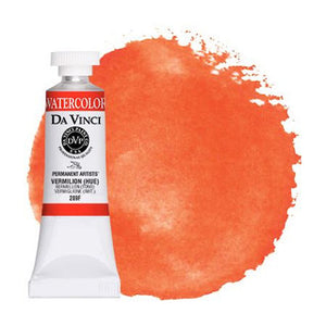 Da Vinci Paint Artists' Watercolour - 15 ml tube - Vermillon (Hue)