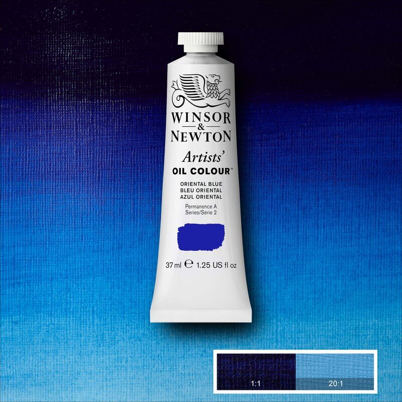 Winsor & Newton Artists' Oil Colour - 37 ml tube - Oriental Blue