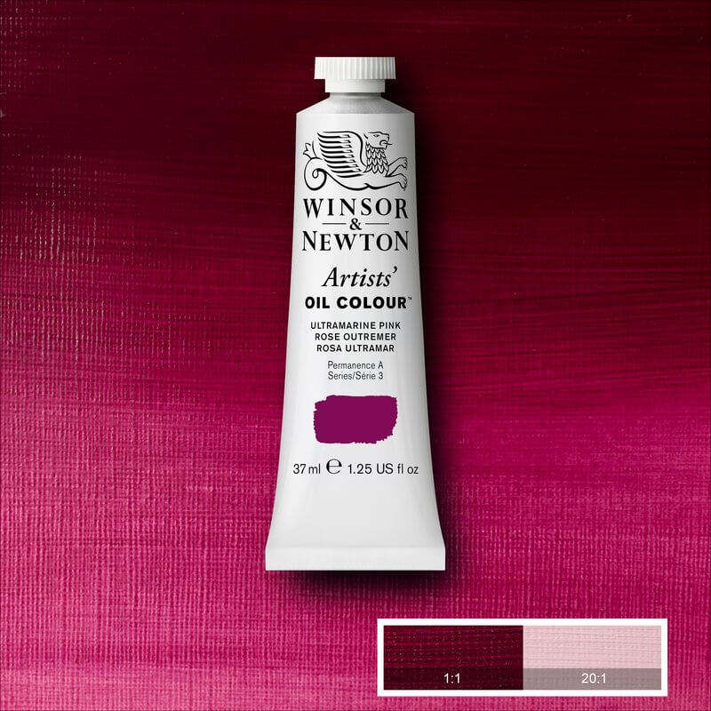 Winsor & Newton Artists' Oil Colour - 37 ml tube - Ultramarine Pink