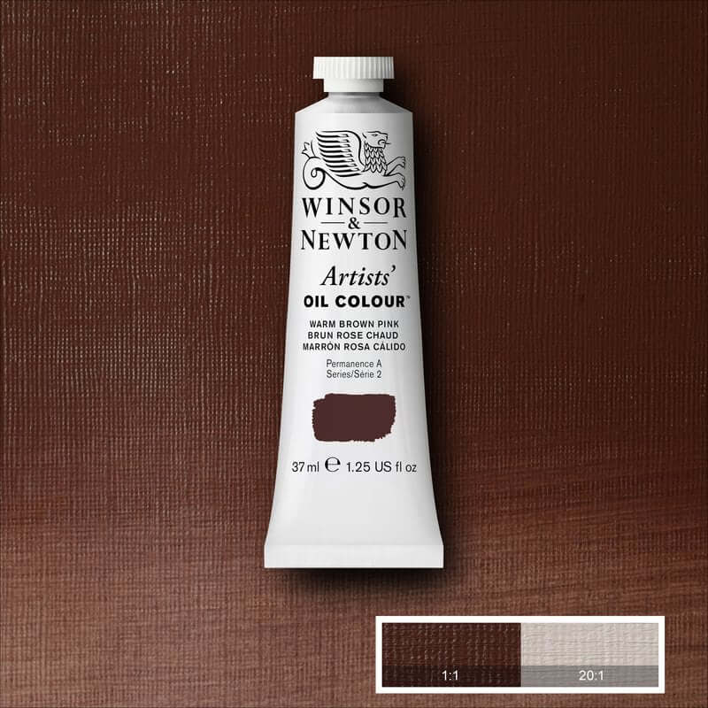 Winsor & Newton Artists' Oil Colour - 37 ml tube - Warm Brown Pink