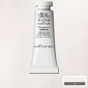 Winsor & Newton Designers Gouache - 14 ml tube - Permanent White