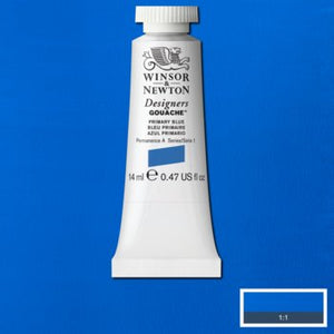 Winsor & Newton Designers Gouache - 14 ml tube - Primary Blue