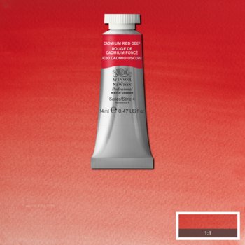 Winsor & Newton Professional Watercolour - 14 ml tube - Cadmium Red Deep