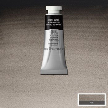 Winsor & Newton Professional Watercolour - 14 ml tube - Ivory Black