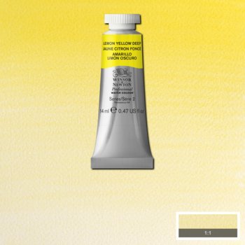 Winsor & Newton Professional Watercolour - 14 ml tube - Lemon Yellow Deep