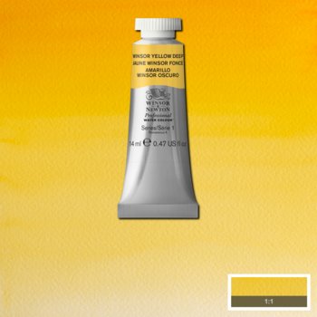 Winsor & Newton Professional Watercolour - 14 ml tube - Winsor Yellow Deep