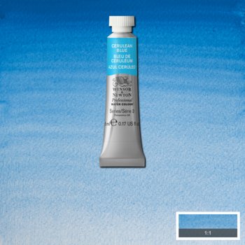 Winsor & Newton Professional Watercolour - 5 ml tube - Cerulean Blue