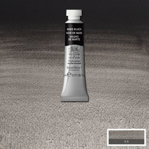 Winsor & Newton Professional Watercolour - 5 ml tube - Mars Black
