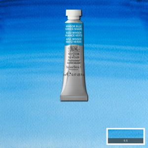 Winsor & Newton Professional Watercolour - 5 ml tube - Winsor Blue (Green Shade)