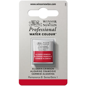 Winsor & Newton Professional Watercolour Half Pan - Alizarin Crimson