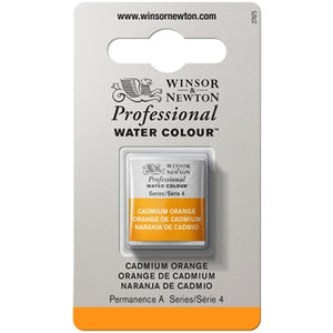 Winsor & Newton Professional Watercolour Half Pan - Cadmium Orange