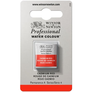 Winsor & Newton Professional Watercolour Half Pan - Cadmium Red