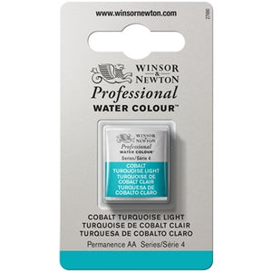 Winsor & Newton Professional Watercolour Half Pan - Cobalt Turquoise Light