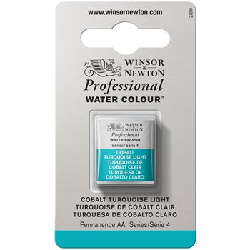 Winsor & Newton Professional Watercolour Half Pan - Cobalt Turquoise Light
