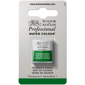 Winsor & Newton Professional Watercolour Half Pan - Hooker's Green