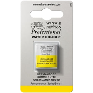 Winsor & Newton Professional Watercolour Half Pan - New Gamboge