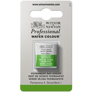 Winsor & Newton Professional Watercolour Half Pan - Permanent Sap Green