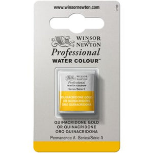 Winsor & Newton Professional Watercolour Half Pan - Quinacridone Gold