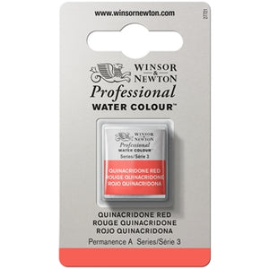 Winsor & Newton Professional Watercolour Half Pan - Quinacridone Red