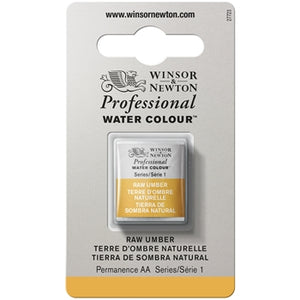 Winsor & Newton Professional Watercolour Half Pan - Raw Umber