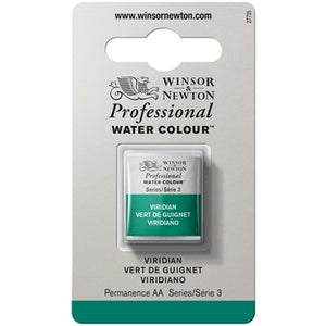 Winsor & Newton Professional Watercolour Half Pan - Viridian