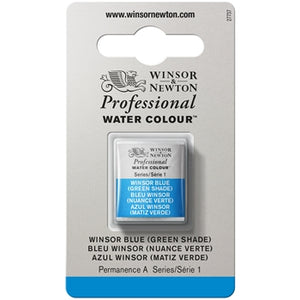 Winsor & Newton Professional Watercolour Half Pan - Winsor Blue (Green Shade)