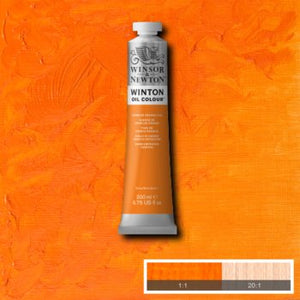 Winsor & Newton Winton Oil Colour - 200 ml tube - Cadmium Orange Hue