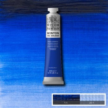 Winsor & Newton Winton Oil Colour - 200 ml tube - French Ultramarine