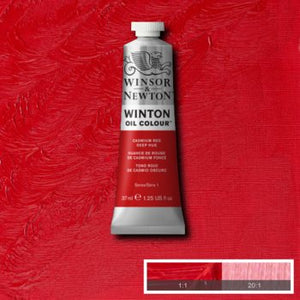 Winsor & Newton Winton Oil Colour - 37 ml tube - Cadmium Red Deep Hue