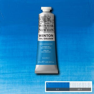 Winsor & Newton Winton Oil Colour - 37 ml tube - Cerulean Blue Hue