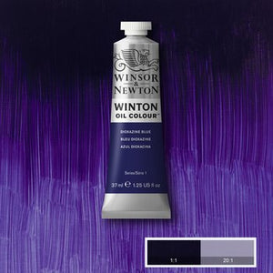 Winsor & Newton Winton Oil Colour - 37 ml tube - Dioxazine Blue