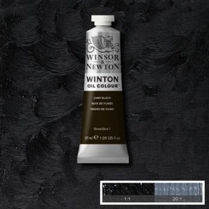 Winsor & Newton Winton Oil Colour - 37 ml tube - Lamp Black