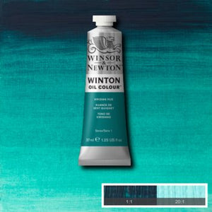 Winsor & Newton Winton Oil Colour - 37 ml tube - Viridian Hue