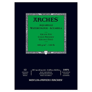 Arches Watercolour Pad - 140 lb. Cold Press - 11.69" X 16.53"
