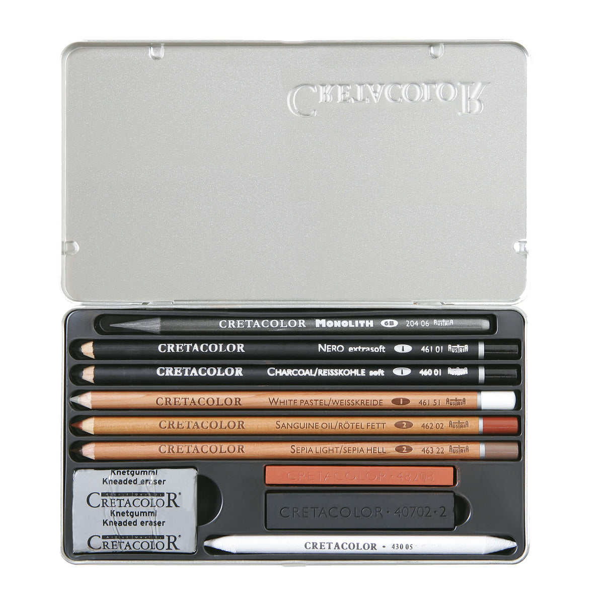 Cretacolor Artino Tin Basic Sketching Set