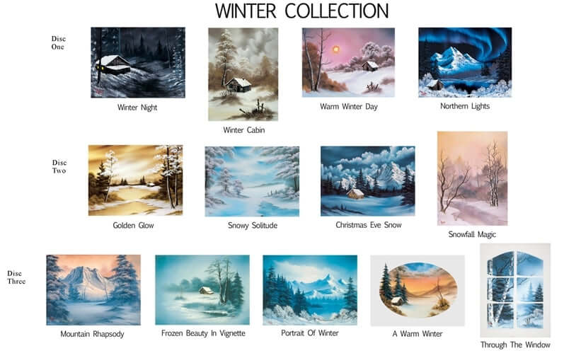Bob Ross Four Seasons : Winter DVD
